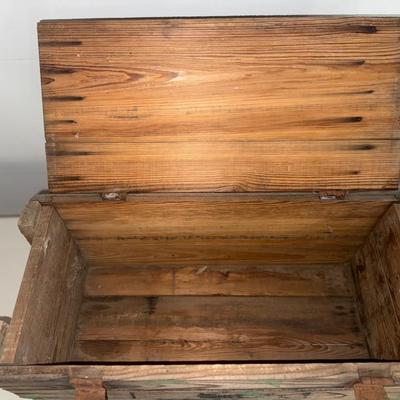 Vtg Wooden Ammo Crate (Fidelity Electric Pennsylvania )