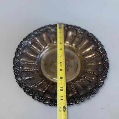 Vintage Silver Plate Serving Bowl