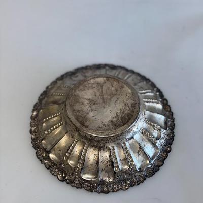 Vintage Silver Plate Serving Bowl