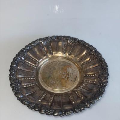 Vintage Silver Plate Serving Bowl