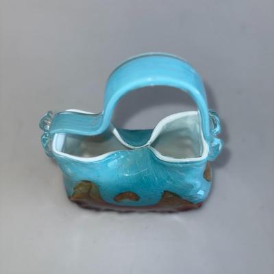 Glass Purse Vase