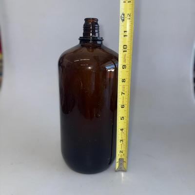 Amber Round Bottle 