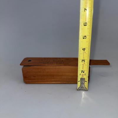 Turkey Call Box 1940's