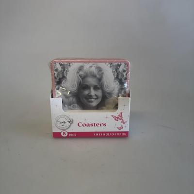 8 Piece Dolly Parton Coasters