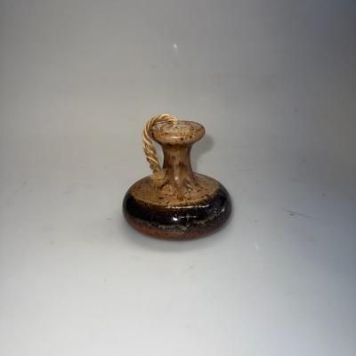 Signed Pottery Vase