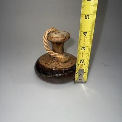 Signed Pottery Vase
