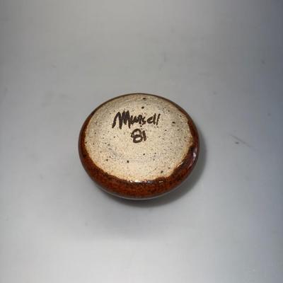 Signed Pottery Vase
