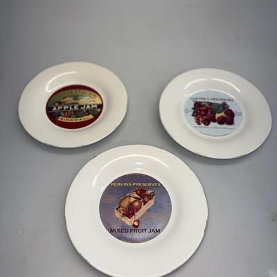 Set of 3 Various of Jam Plates