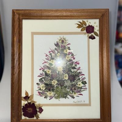 Cheryl Welch 96' Christmas tree inspired painting