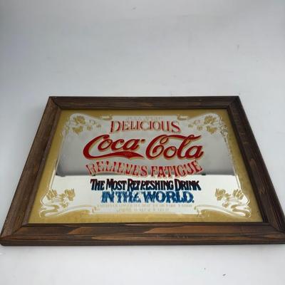 Vtg. Coca-Cola Mirror