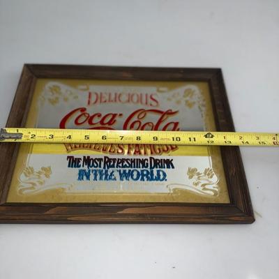 Vtg. Coca-Cola Mirror