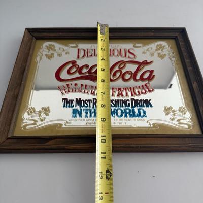 Vtg. Coca-Cola Mirror