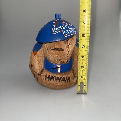 Boise State Hand Carved Coconut 