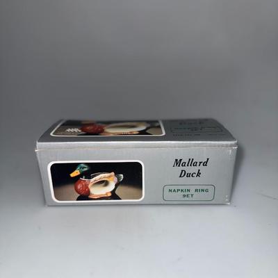 Mallard Duck Napkin Rings
