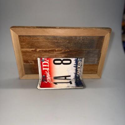 Idaho License Plate "K1ND" Artfully Crafted
