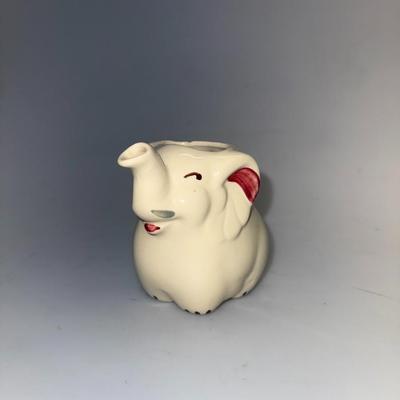 VTG RARE Shawnee Pottery ELEPHANT 1940's Porcelain Milk Creamer Pitcher