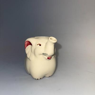 VTG RARE Shawnee Pottery ELEPHANT 1940's Porcelain Milk Creamer Pitcher