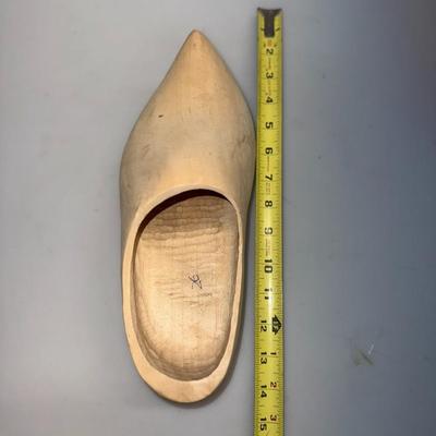 Pair Of Antique Wooden Clogs - Vintage Clogs 