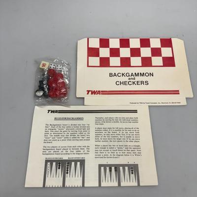 TWA Backgammon and Checkers