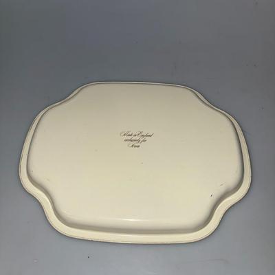 Vintage AVON Floral Metal Tray Made In England For Avon 