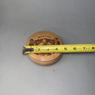 Hand Carved Mostar Trinket bowl