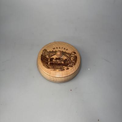 Hand Carved Mostar Trinket bowl
