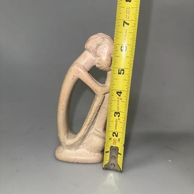 VINTAGE NATURAL STONE CARVED AFRICAN SCULPTURE