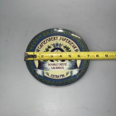 POTTERY BARN Kitchen VINTAGE LABEL Cheese Plate 7”
