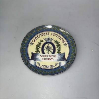 POTTERY BARN Kitchen VINTAGE LABEL Cheese Plate 7”