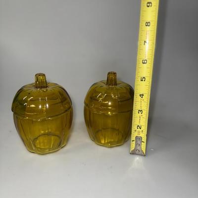 Anchor Hocking Company Glass Acorn w/ Lid (Set of 2)