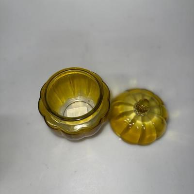 Anchor Hocking Company Glass Acorn w/ Lid (Set of 2)