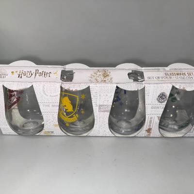 Harry Potter Glassware Set of 4)