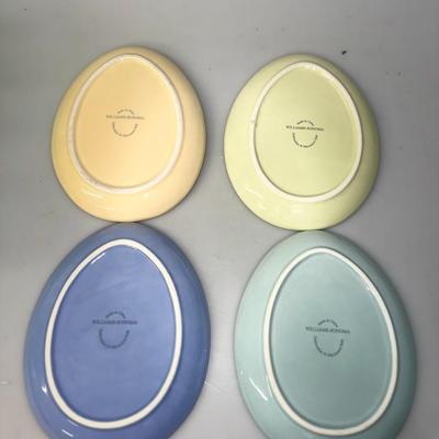 Williams-Sonoma Easter Plates (4) Ceramic