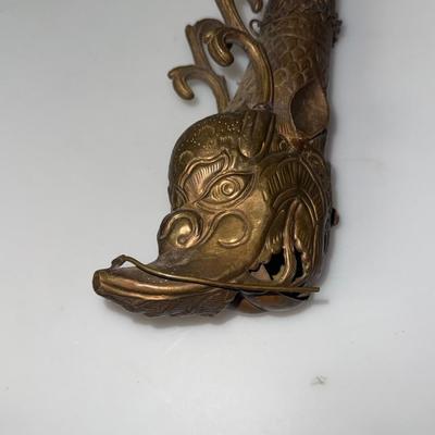 Antique Copper Dragon Head Suona Trumpet