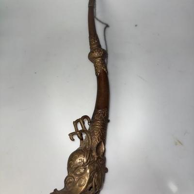 Antique Copper Dragon Head Suona Trumpet