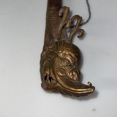 Antique Copper Dragon Head Suona Trumpet