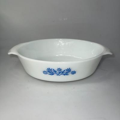 Vintage Anchor Hocking Fire King Blue Daisy Set