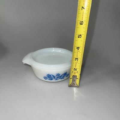 Vintage Anchor Hocking Fire King Blue Daisy Set