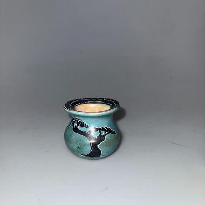 Vintage Hand Carved Stone Vase/Vessel Kenya Africa Soapstone