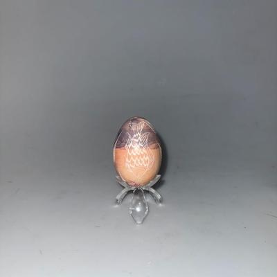 Soapstone Hand Etched Egg Made in Kenya