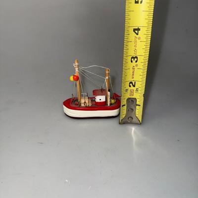 Vintage Wood Fishing Boats (LOT)