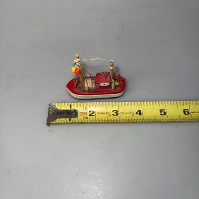Vintage Wood Fishing Boats (LOT)