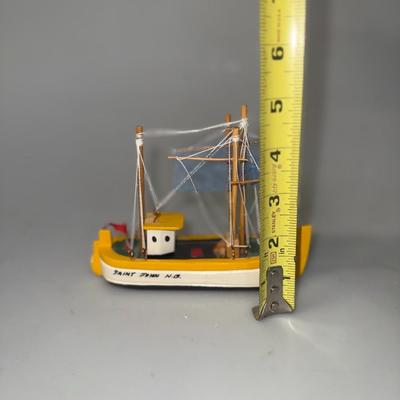 Vintage Wood Fishing Boats (LOT)