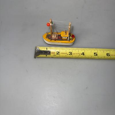 Vintage Wood Fishing Boats (LOT)