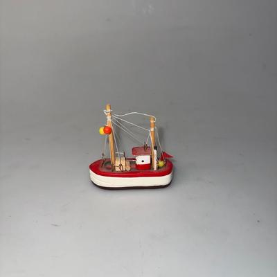 Vintage Wood Fishing Boats (LOT)