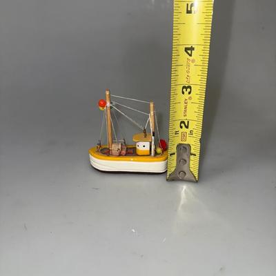 Vintage Wood Fishing Boats (LOT)