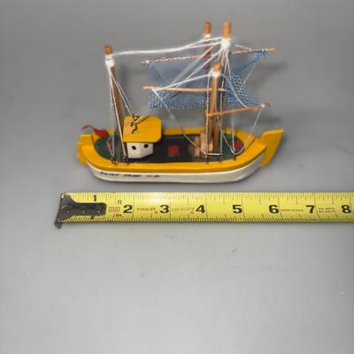 Vintage Wood Fishing Boats (LOT)