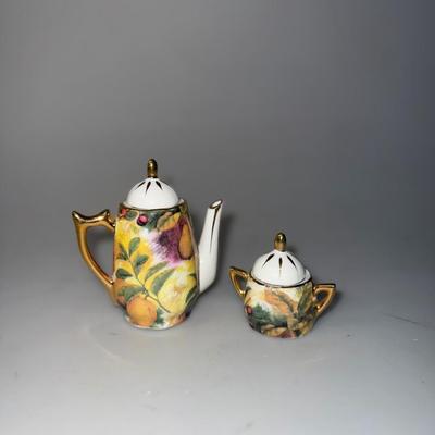 Miniature Resin Teapot Lot