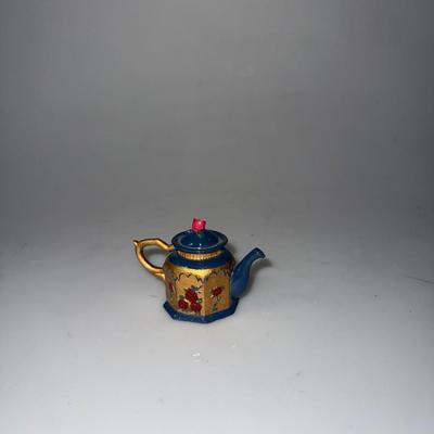 Miniature Resin Teapot Lot