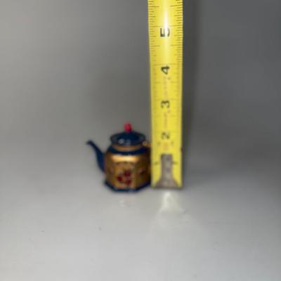 Miniature Resin Teapot Lot